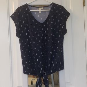 Tie-Front Top